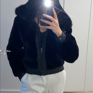 BLANK NYC Faux Fur Jacket